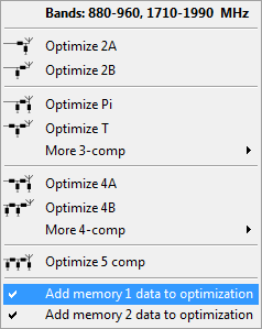 optimize menu