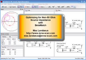 Click to play Optimization for non 50 ohm